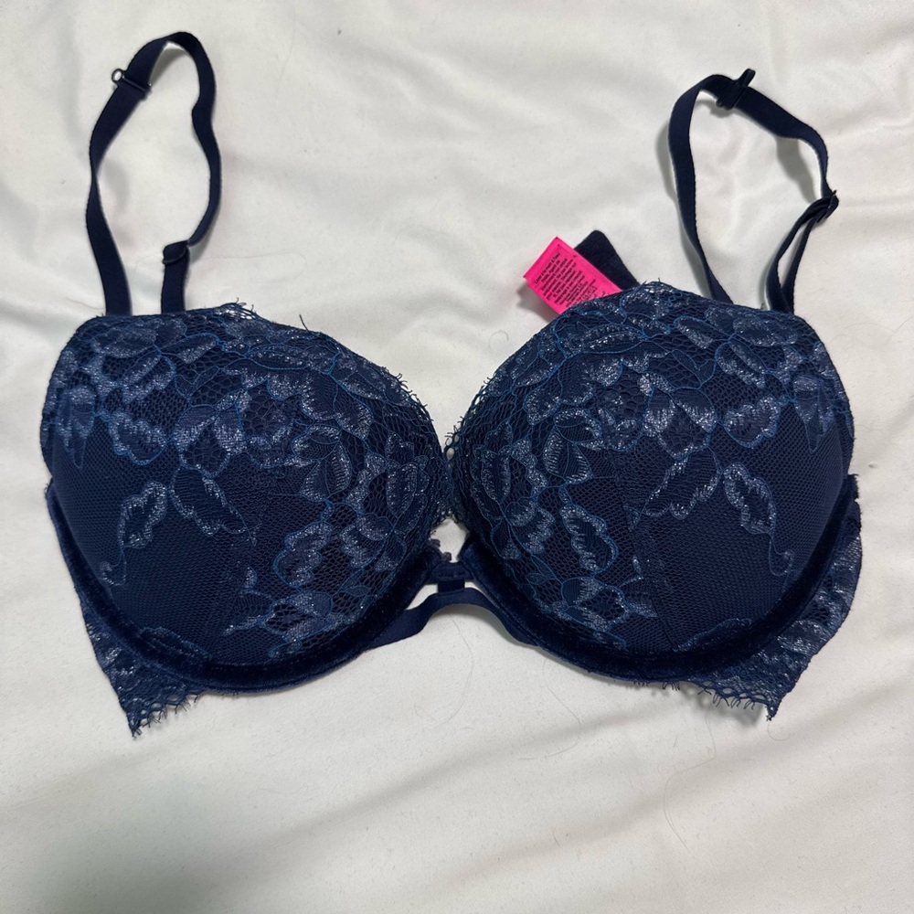 La SENZA Beyond Sexy Midnight Blue Lace Bra